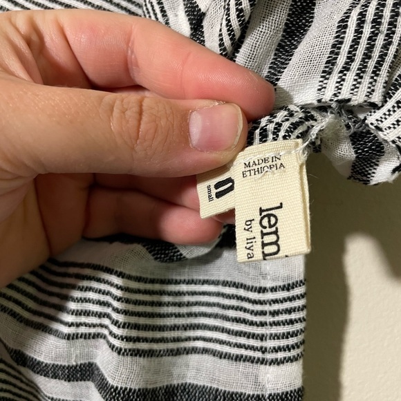 lemlem black and white Selina Easy Dress size small - Picture 6 of 9